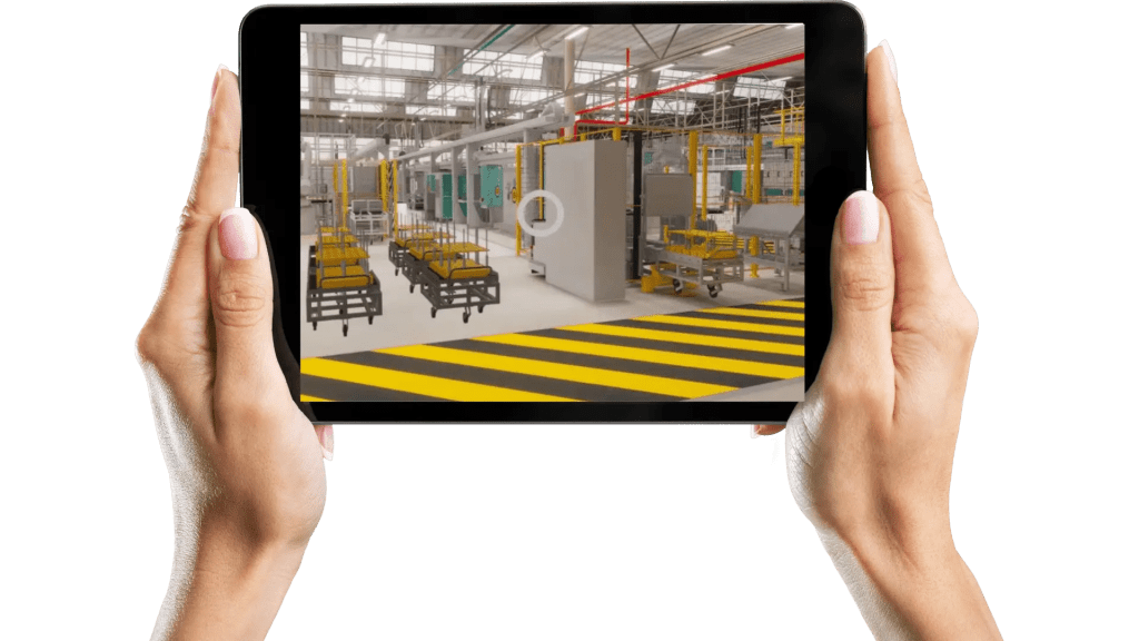 Tablette visionnage industrie