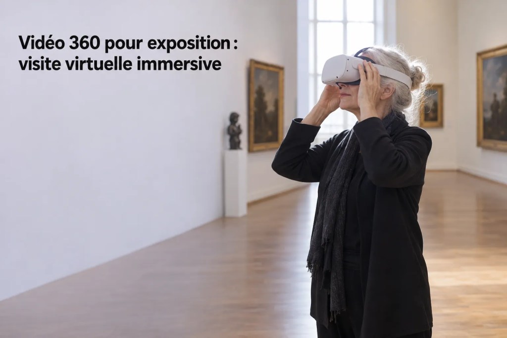 Vidéo 360 pour exposition : visite virtuelle immersive